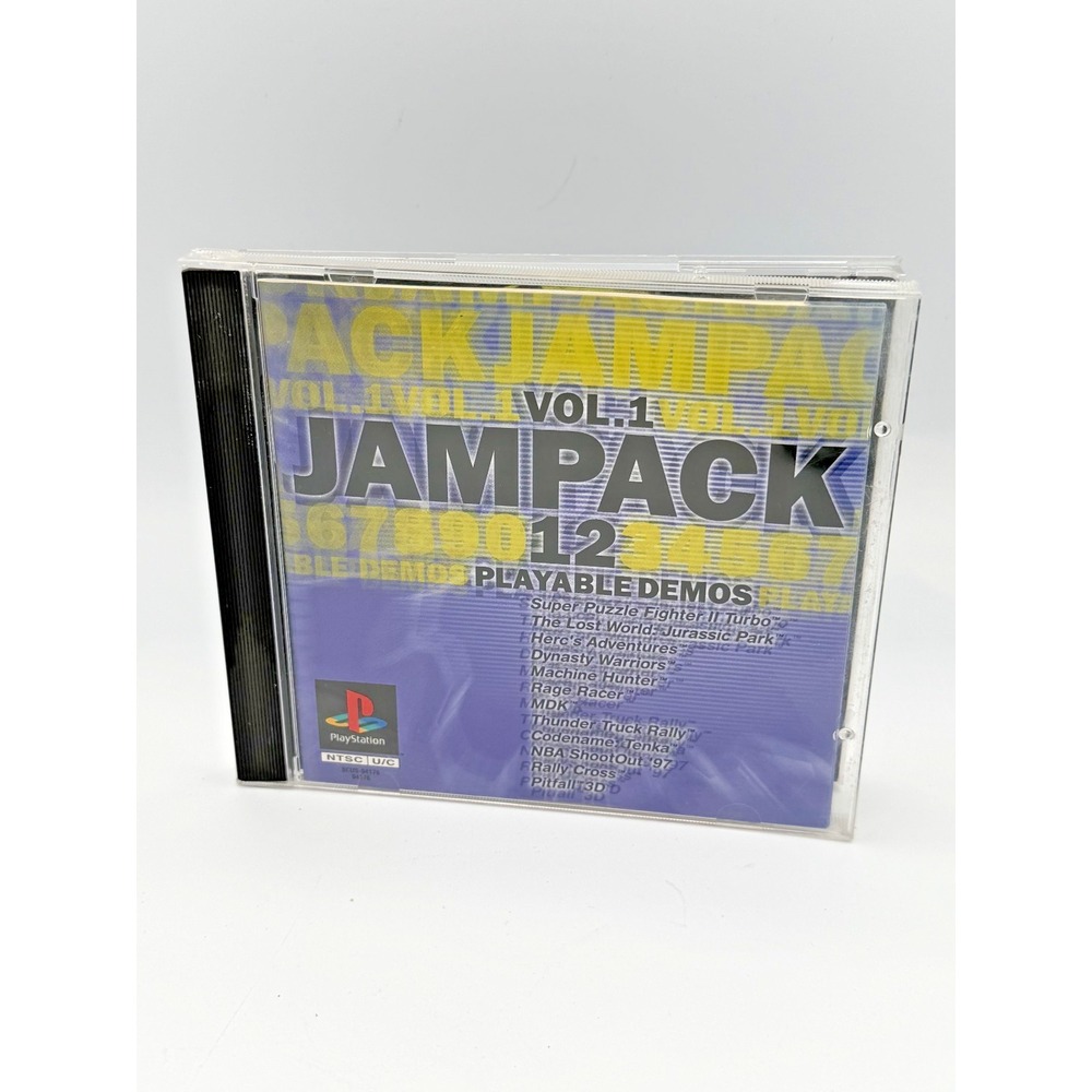 PlayStation Jampack 12 Vol 1 PS1 Demo Disc Complete Tested Working